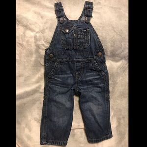 12m - OshKosh Denim Bib Overalls